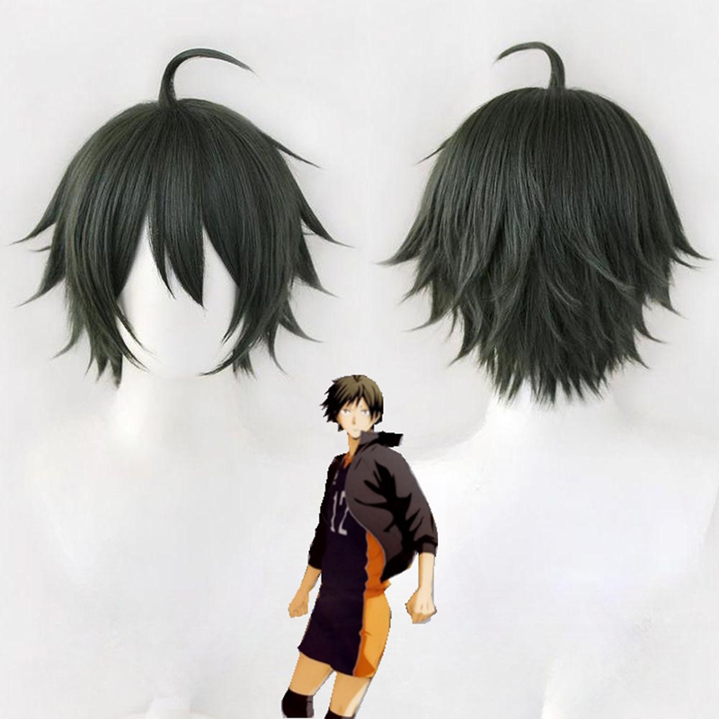 Men'S Volleyball Accessories - Haikyu!! Yamaguchi Tadao Wig Cosplay High-temperature