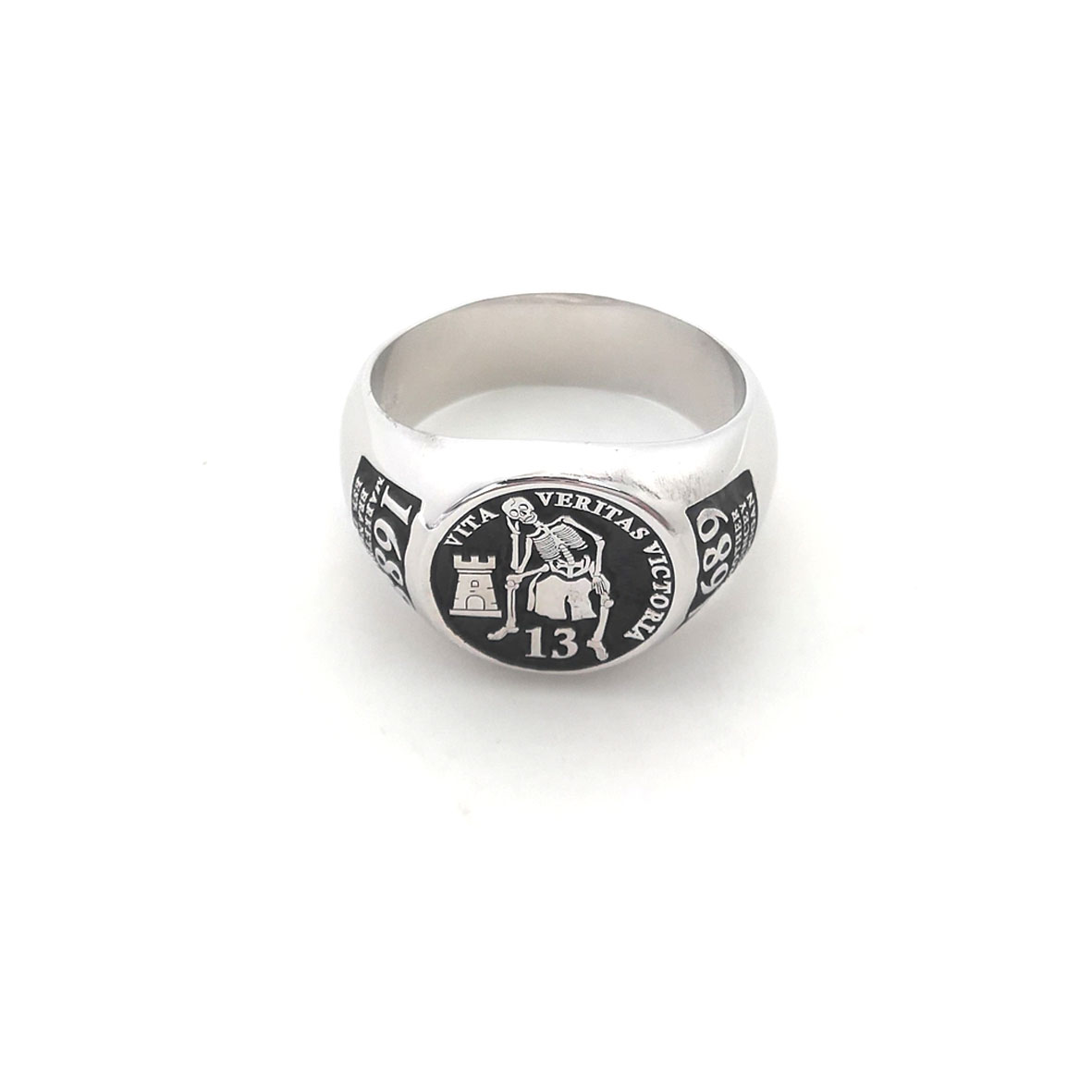 Custom Engraved 17mm Round Top - Signet Ring Men ulasan dan harga