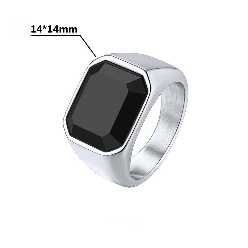 Man Ring Black Carnelian Signe - Signet Ring Men ulasan dan harga