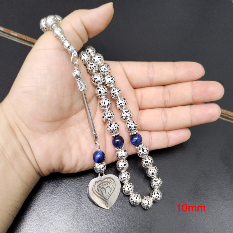 Tasbih set Metal beads blue ti - Men Accessories Hk ulasan dan harga