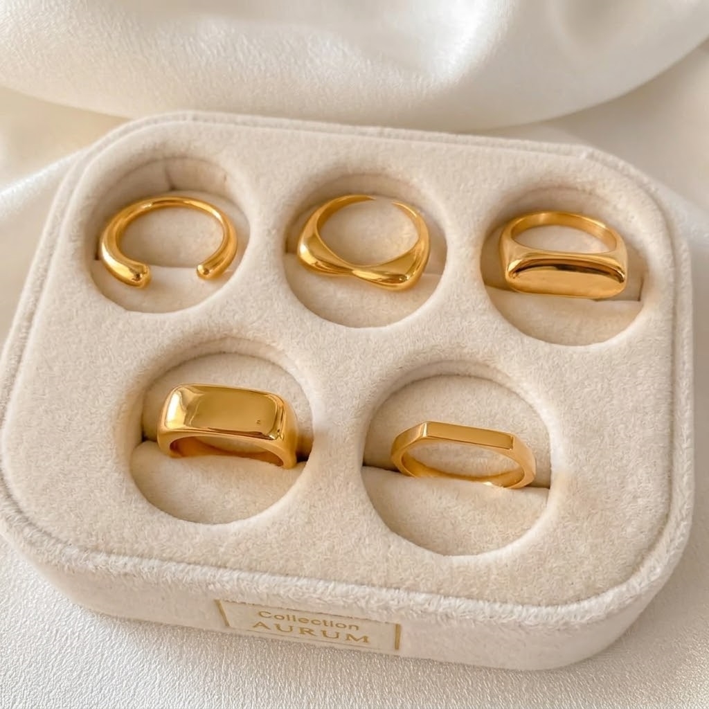 St-Delan Stainless Steel Chunk - Signet Ring Men ulasan dan harga