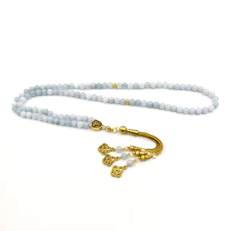 Tasbih Natural Aquamarines Sto - Men Accessories Hk ulasan dan harga