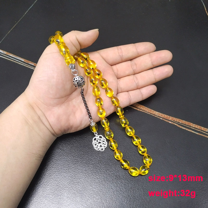 Tasbih men Yellow resin Real i - Men Accessories Hk ulasan dan harga