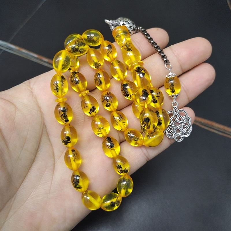 Tasbih men Yellow resin Real i - Men Accessories Hk ulasan dan harga