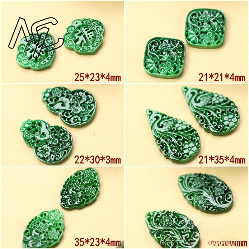 2pcs DIY Natural Dry Green Eme - Men Accessories Gift ulasan dan harga