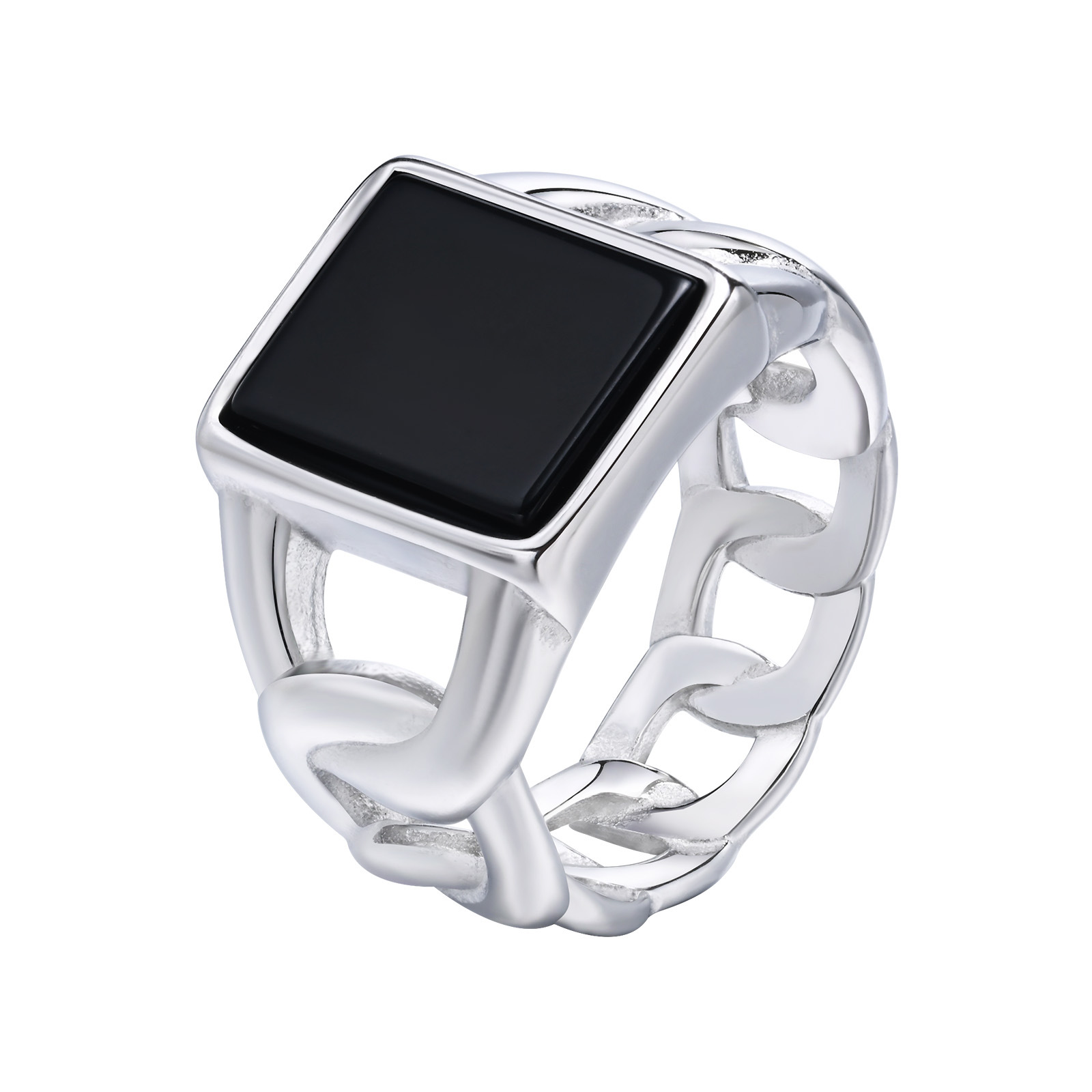 Punk Vintage Stainless Steel S - Signet Ring Men ulasan dan harga
