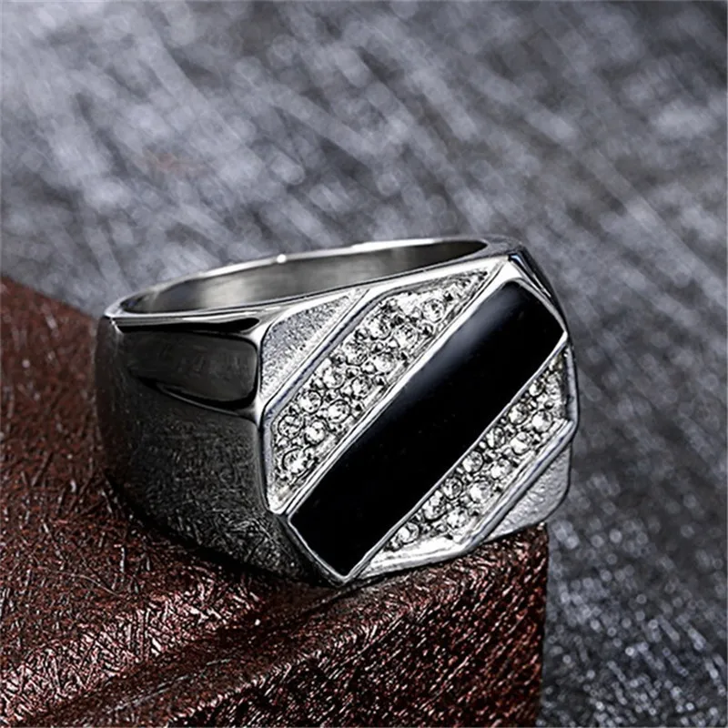 Signet Square Finger Rings For - Signet Ring Men ulasan dan harga