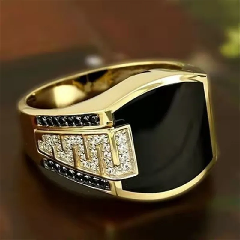 Signet Square Finger Rings For - Signet Ring Men ulasan dan harga