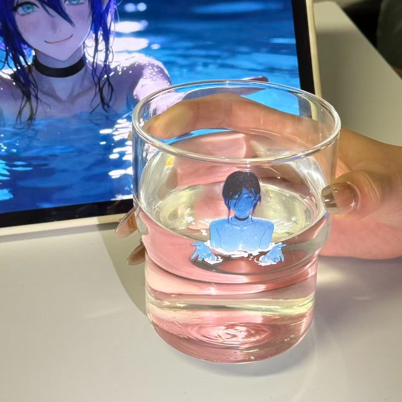 Reze Glass Cup Chainsaw Man Cu - Men Accessories To Look Good ulasan dan harga