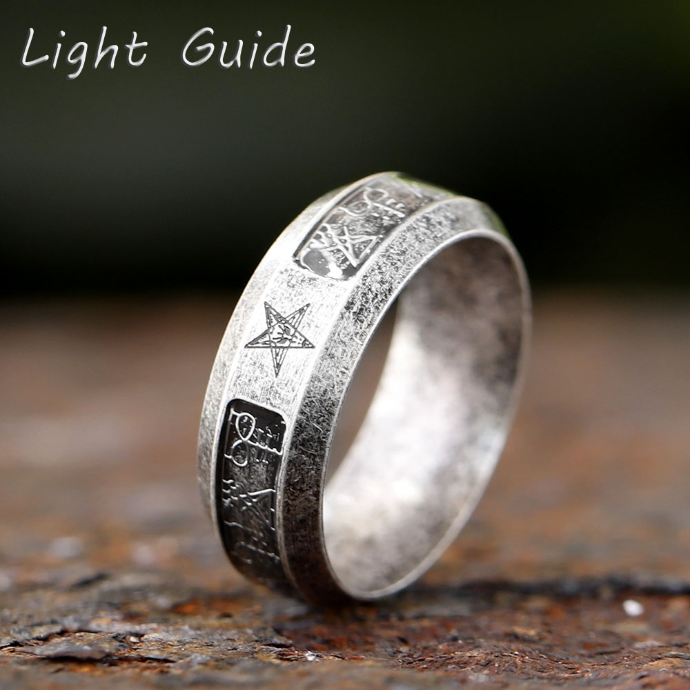 2024 New Vintage Ring Lucifer  - Signet Ring Men ulasan dan harga