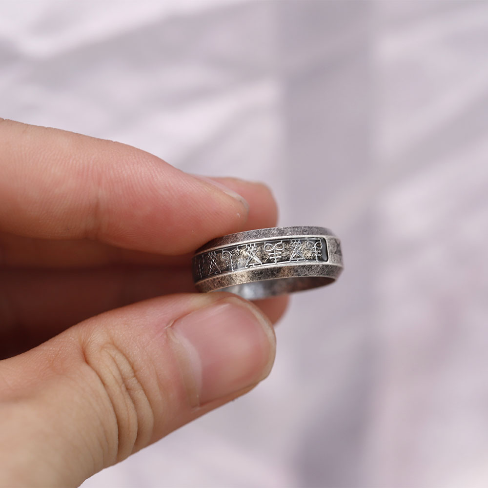 2024 New Vintage Ring Lucifer  - Signet Ring Men ulasan dan harga